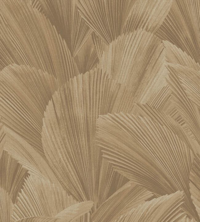 Abstract Leaves Wallpaper by Eijffinger Brown/Taupe
