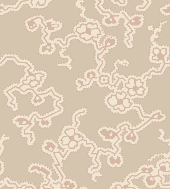 Adelaide Wallpaper by Farrow & Ball Joa's White / Setting Plaster