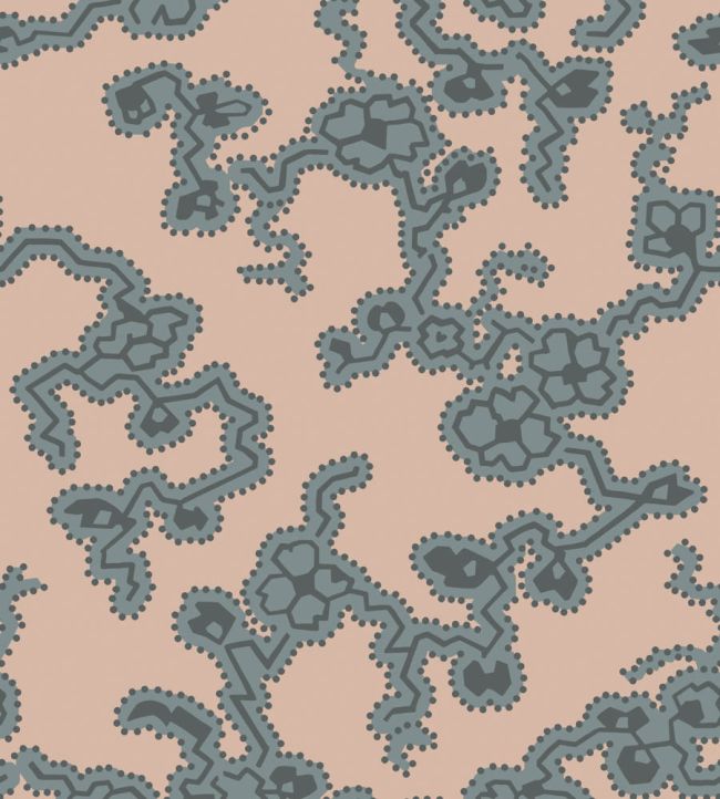 Adelaide Wallpaper by Farrow & Ball Setting Plaster / Down Pipe