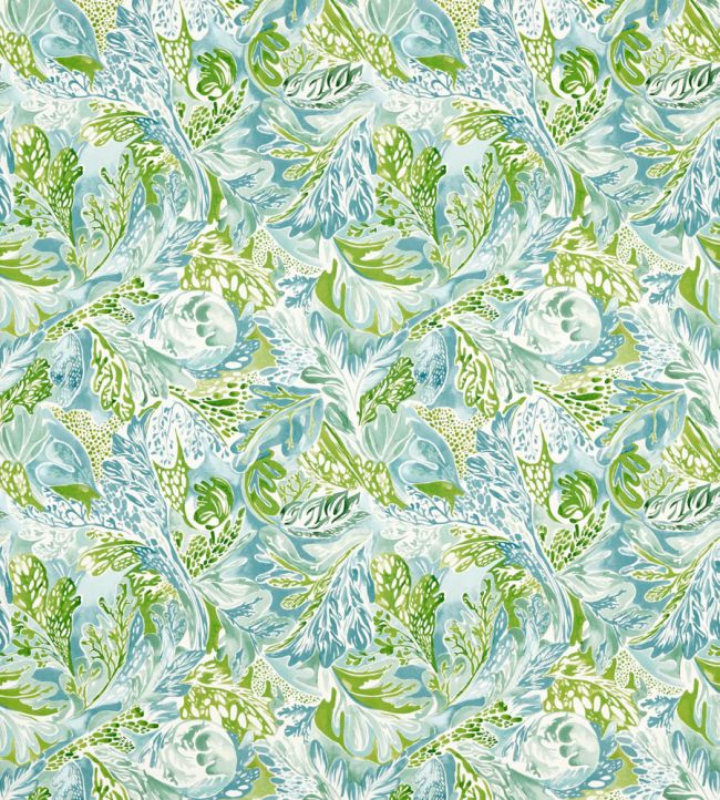 Aloutau Fabric by Harlequin Sweet Pea/Sky/Stone