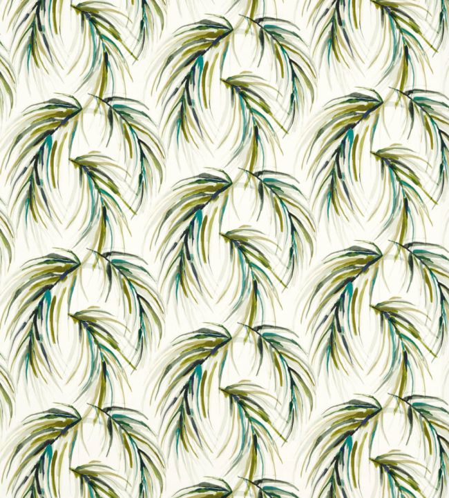 Alvaro Outdoor Fabric by Harlequin Lime/Palm/Palm