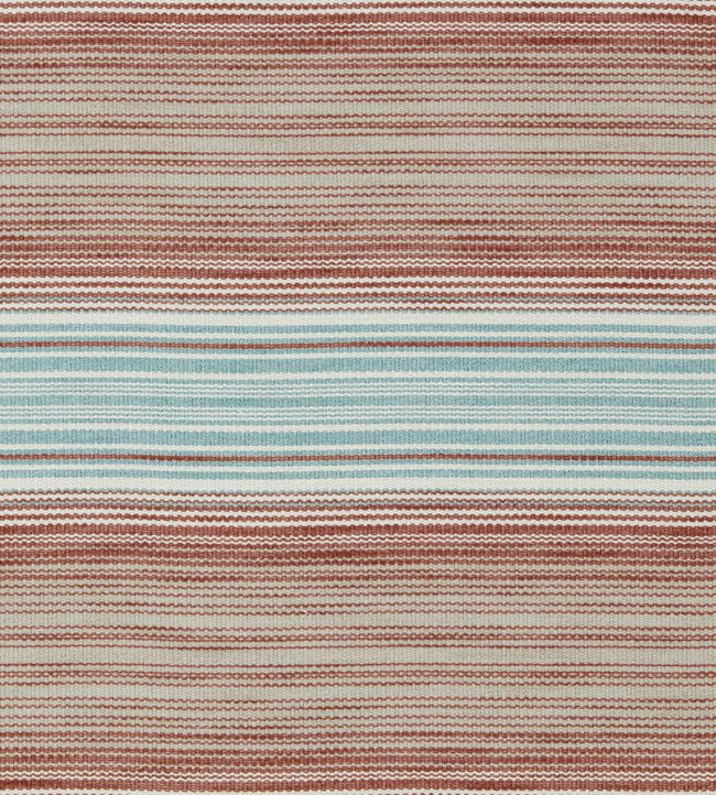 Amaris Fabric by Harlequin Rust/Aqua