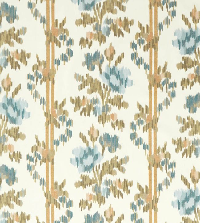 Apothecary Rose Fabric by Sanderson Ether Blues