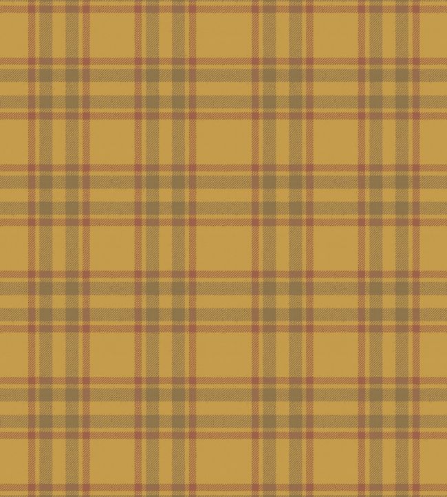 Arran Check Fabric by Arley House Gold