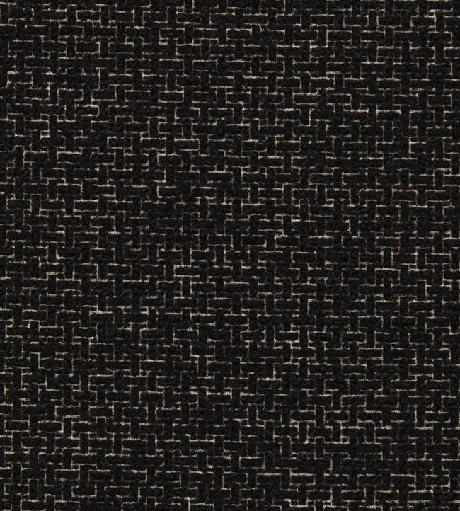 Arran Fabric by Harlequin Black Earth/Chalk