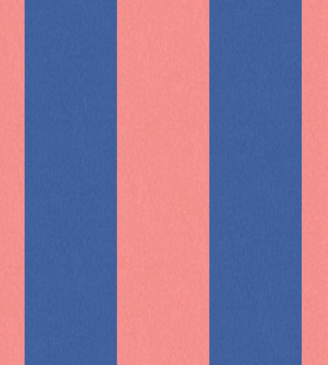 Awning Stripe Wallpaper by Woodchip & Magnolia Electric Blue