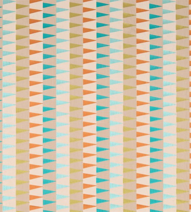 Azul Fabric by Harlequin Emerald / Tangerine / Lime