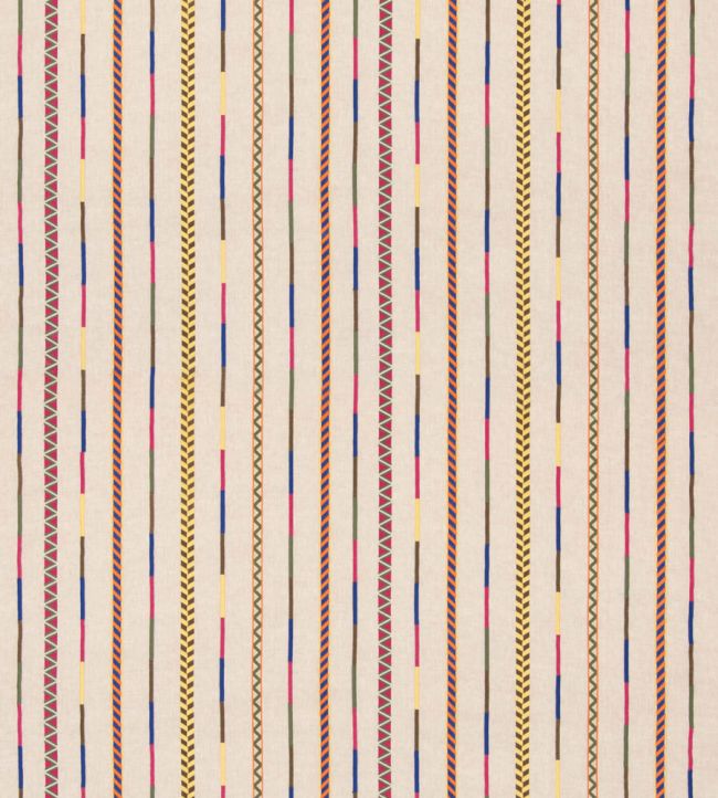 Backdrop Fabric by GP & J Baker Fuchsia/Blue
