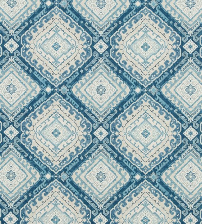 Rozel Fabric by Baker Lifestyle Indigo