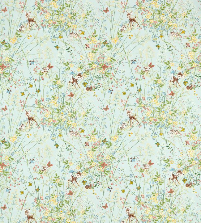 Bambi Fabric by Sanderson Sea Salt