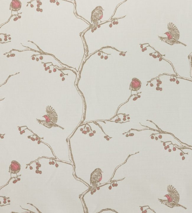 English Robin Fabric by Barneby Gates Parchment