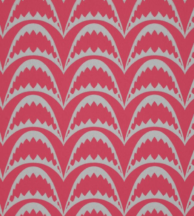 Arcade Wallpaper by Barneby Gates Raspberry