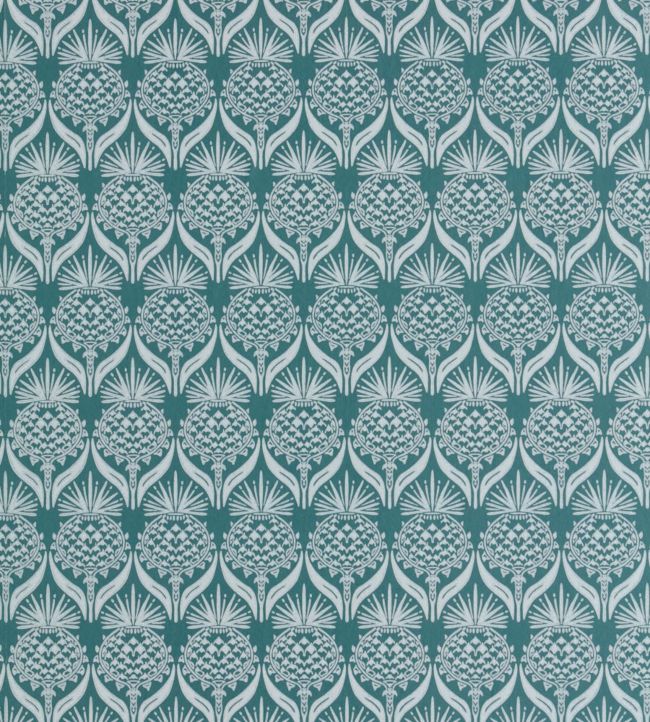 Artichoke Thistle Wallpaper by Barneby Gates Teal