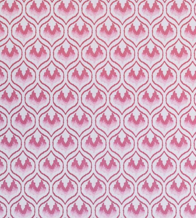 Ikat Heart Wallpaper by Barneby Gates Oxblood