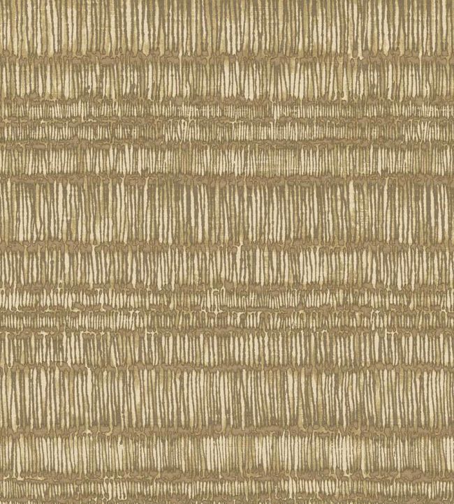 Batik Stripes Wallpaper by Eijffinger Yellow/Ocher