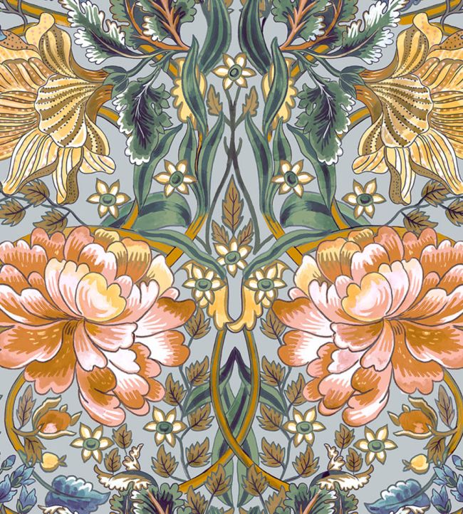 Belle-Epoque Wallpaper by Coordonne Blue