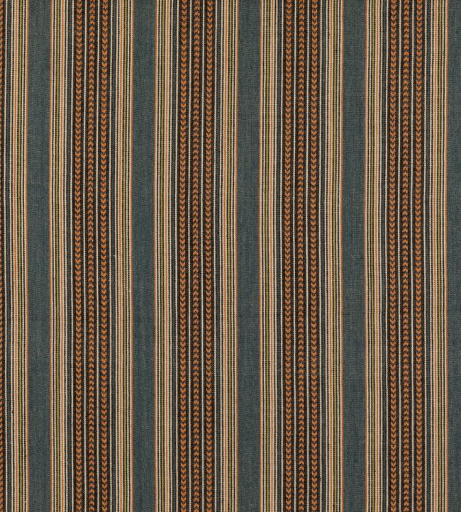 Berber Stripe Fabric by Mulberry Home Denim