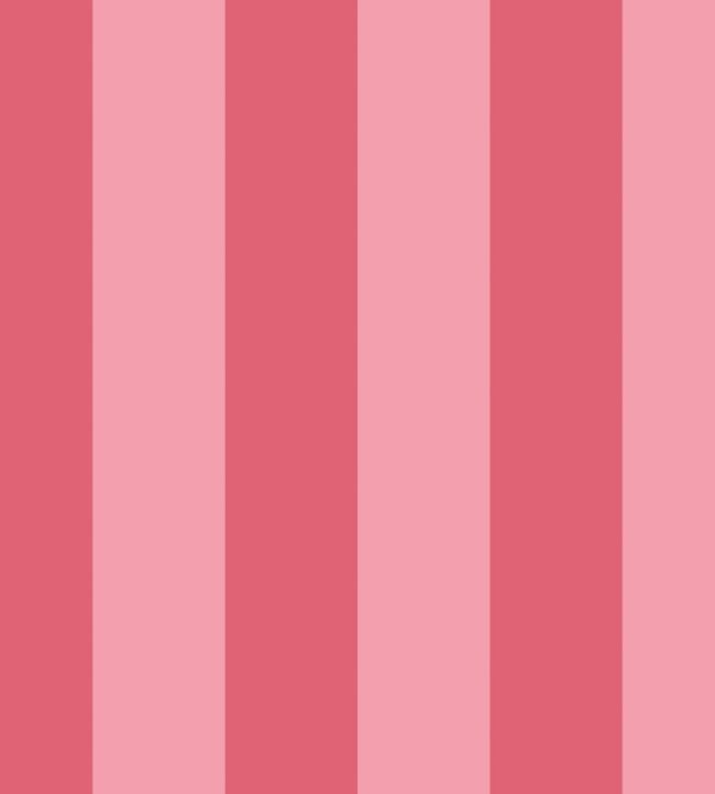 Bloc Stripe Wallpaper by Ohpopsi Coral
