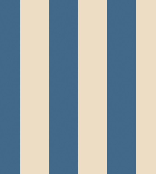 Bloc Stripe Wallpaper by Ohpopsi Indigo