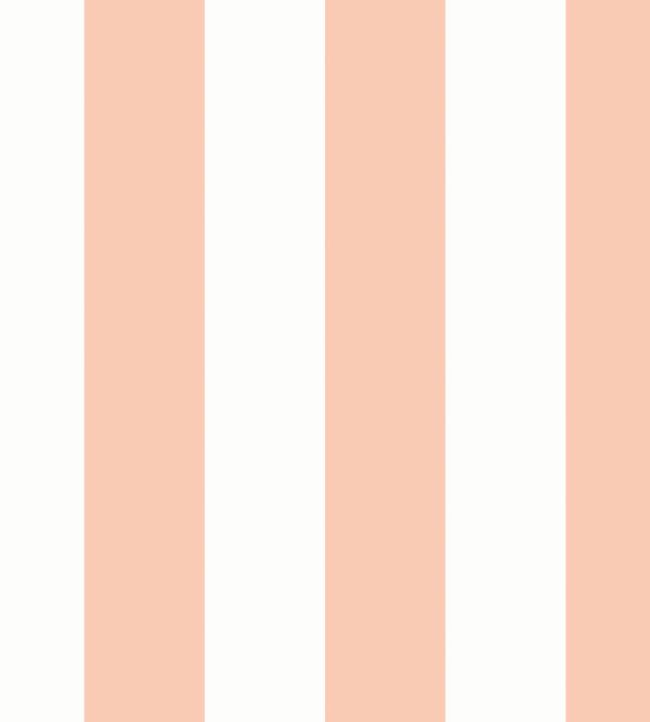 Bloc Stripe Wallpaper by Ohpopsi Peach Puff
