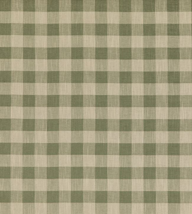 Block Check Fabric by Baker Lifestyle Green