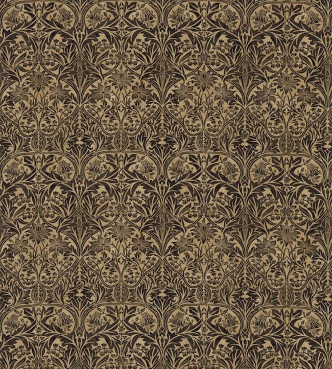 Bluebell Fabric by Morris & Co Black/Manilla