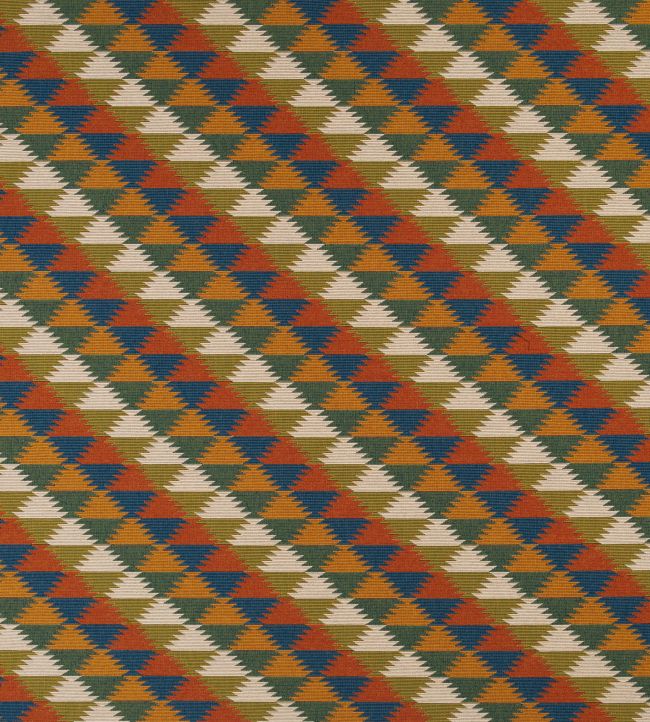 Busy Lizzie Fabric by Christopher Farr Cloth Olive