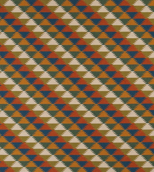 Busy Lizzie Fabric by Christopher Farr Cloth Olive