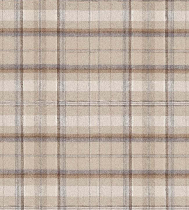 Byron Fabric by Sanderson Linen/Pebble