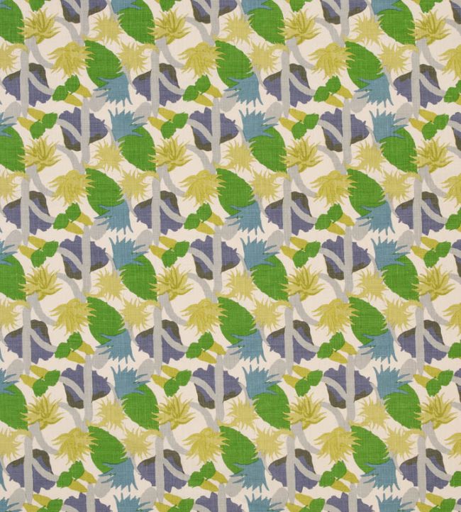 Cactus Flower Fabric by Christopher Farr Cloth Parakeet