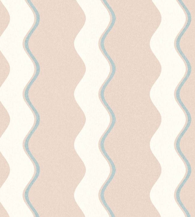 Cari Wave Fabric by Woodchip & Magnolia Sand