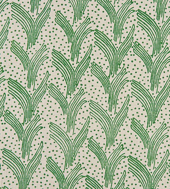 Carnac Fabric by Christopher Farr Cloth Green