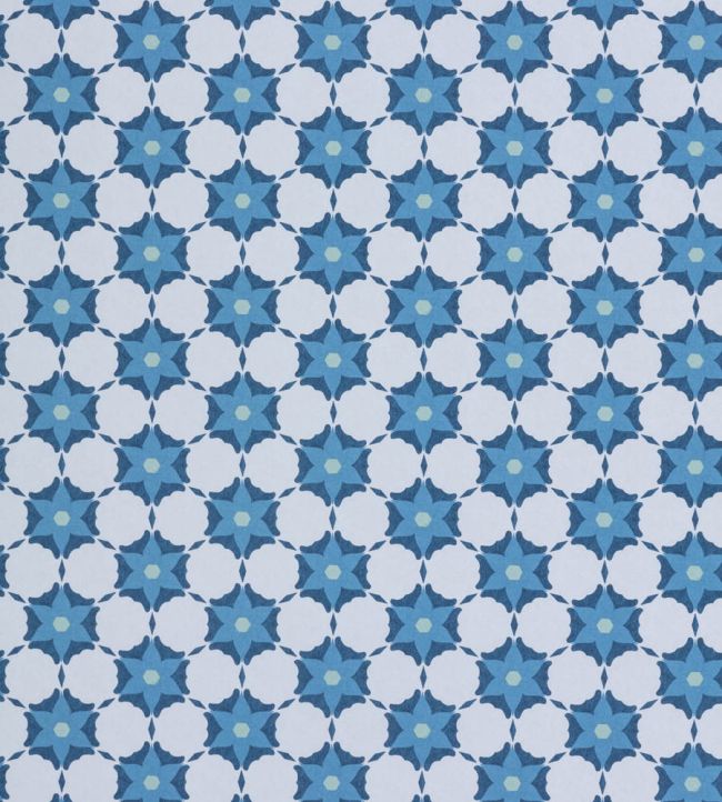 Carolina Wallpaper by Vanderhurd Azul Claro
