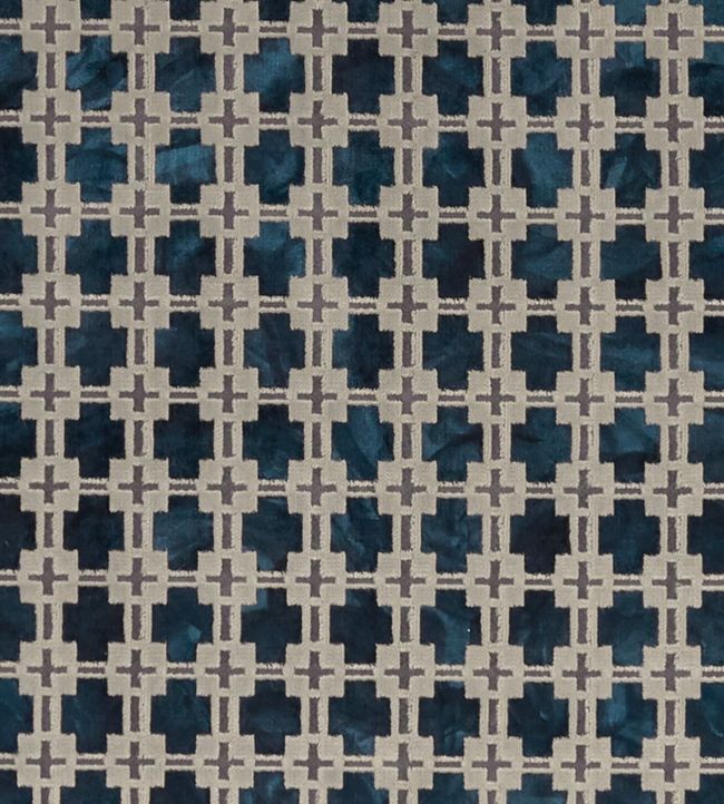 Maui Fabric by Clarke & Clarke Midnight