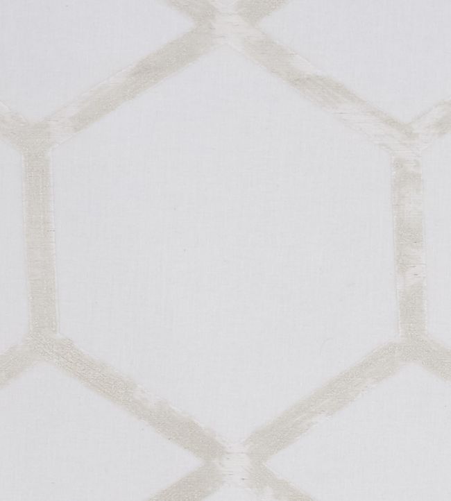 Forma Fabric by Clarke & Clarke Ivory/Siver