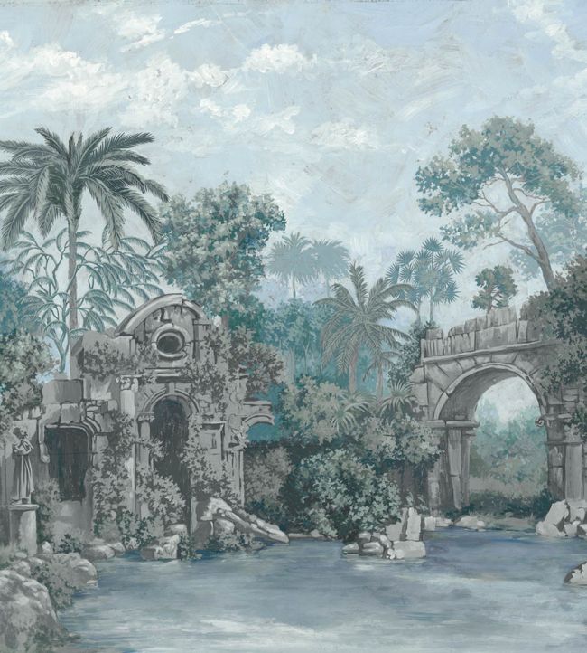 Colonial Mural by Coordonne Blue