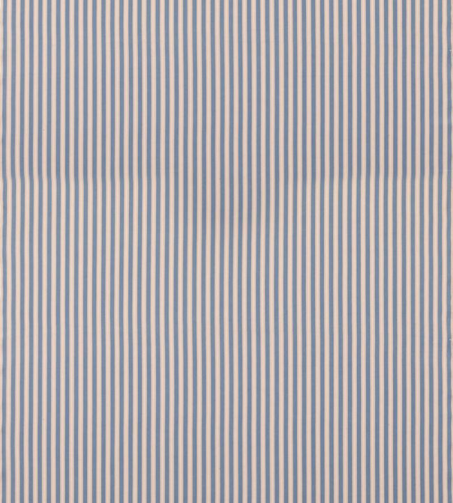 Compass Stripe Fabric by Mulberry Home Blue