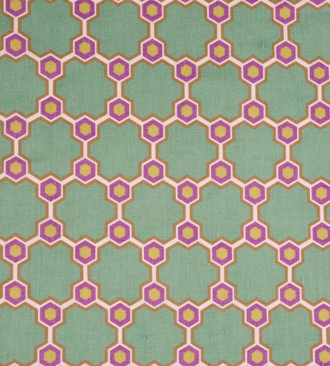 Cordoba Fabric by Vanderhurd Hollyhock/Moonstone