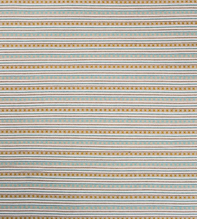 Criss Cross Fabric by Christopher Farr Cloth Aqua