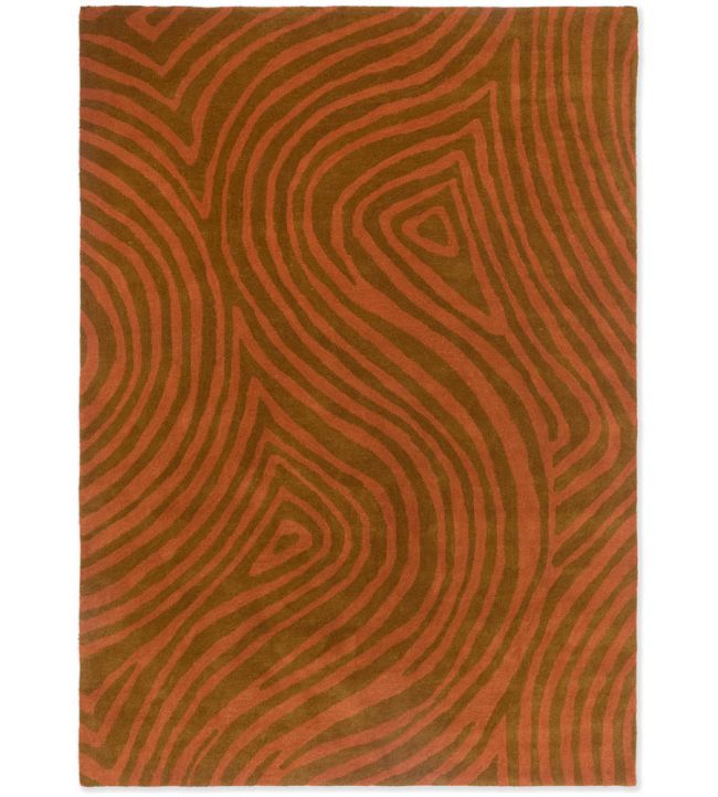 Brink & Campman Decor Groove rug Burnt Orange 97703140200 Burnt Orange