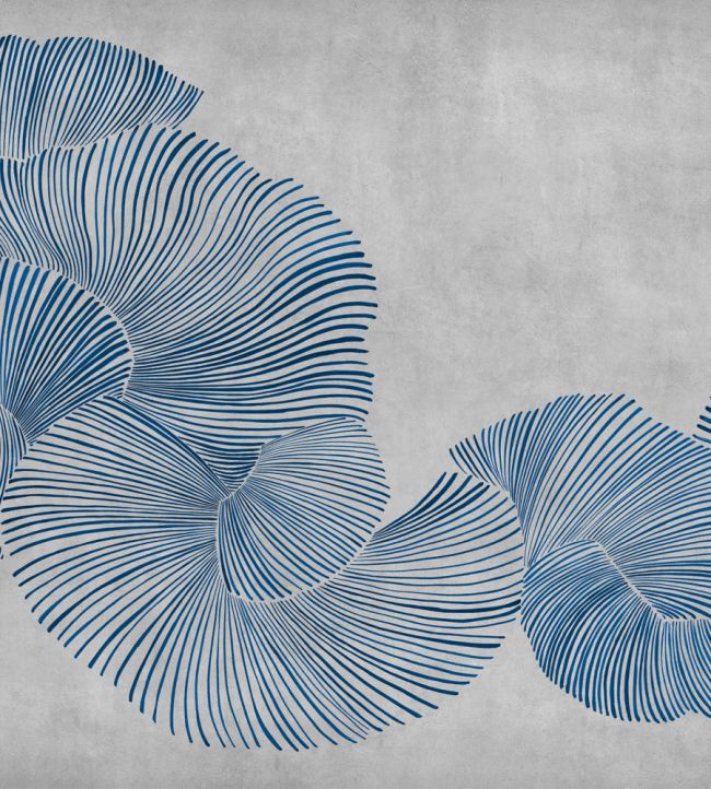 Diving Moment Mural by Coordonne Blue
