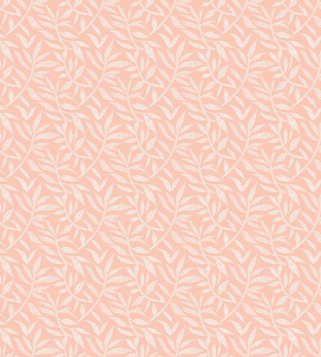 Dotty Leaf Wallpaper by Ohpopsi Apricot
