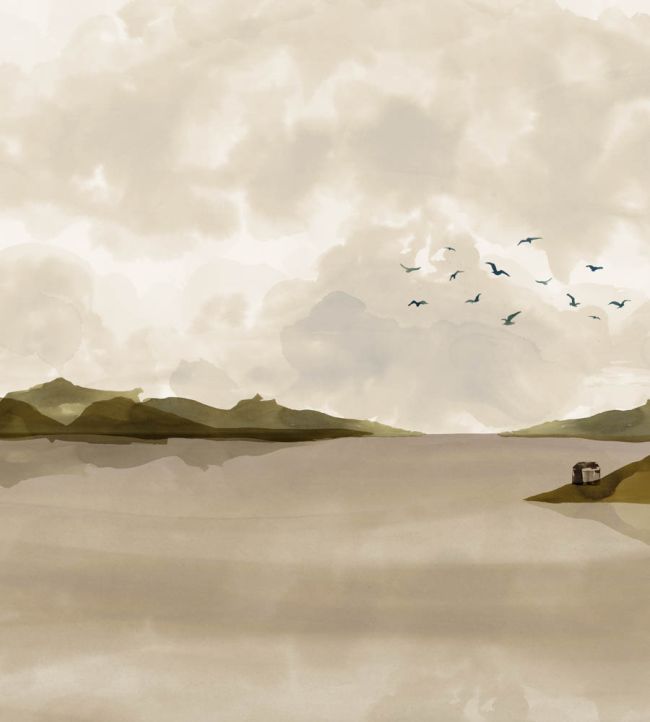 Dungeness View Mural by Coordonne Beige