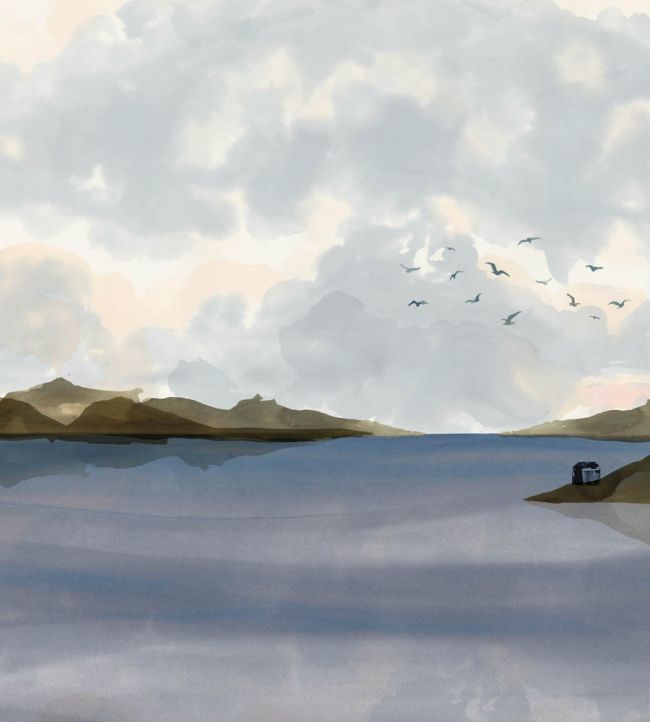 Dungeness View Mural by Coordonne Blue