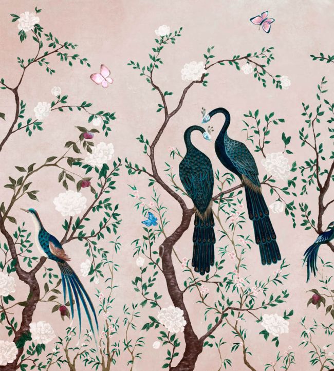 Edo Mural by Coordonne Subtle Pink