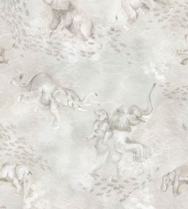 Elephant Breaststroke Wallpaper by Brand McKenzie Stone