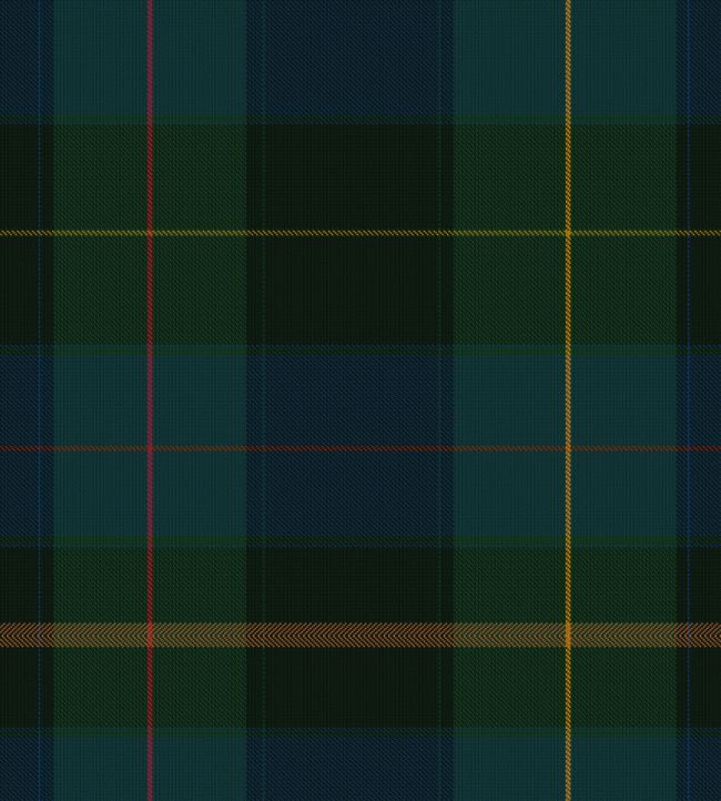 Equestrian Plaid Wallpaper by MINDTHEGAP Green