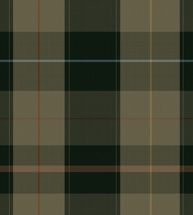 Equestrian Plaid Wallpaper by MINDTHEGAP Khaki