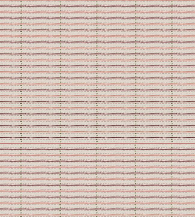 Eversley Stripe Fabric by Parker & Jules Ground Sepia