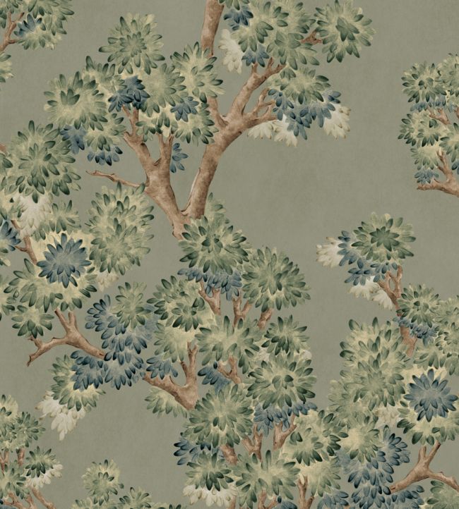 Field Maple Wallpaper by Coordonne Sage